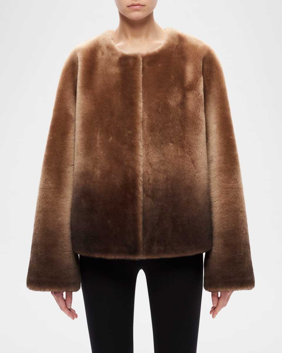 Iris Ombre Shearling Jacket
